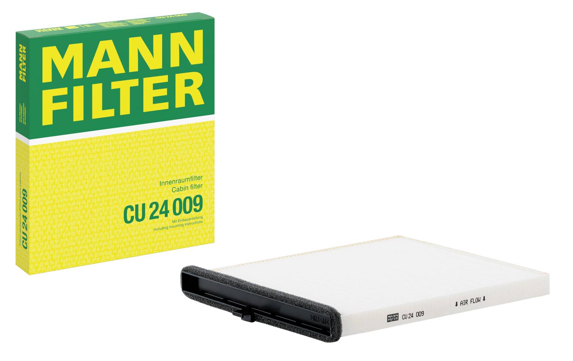 MANN-FILTER CU 24 009 Filtro de habitáculo – para automóviles von MANN-FILTER