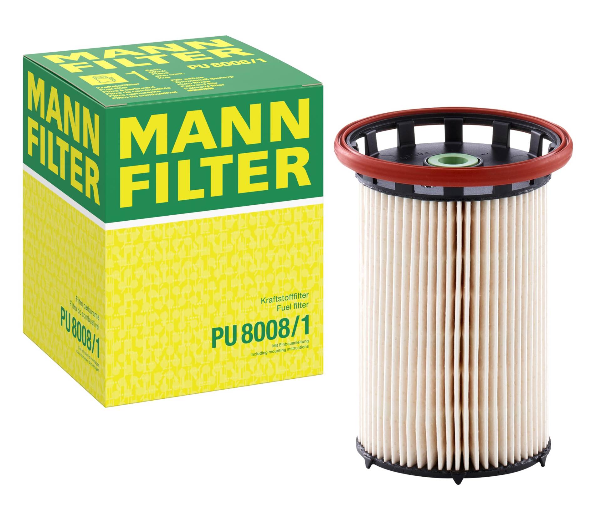 MANN-FILTER PU 8008/1 Filtro de combustible – Para automóviles von MANN-FILTER