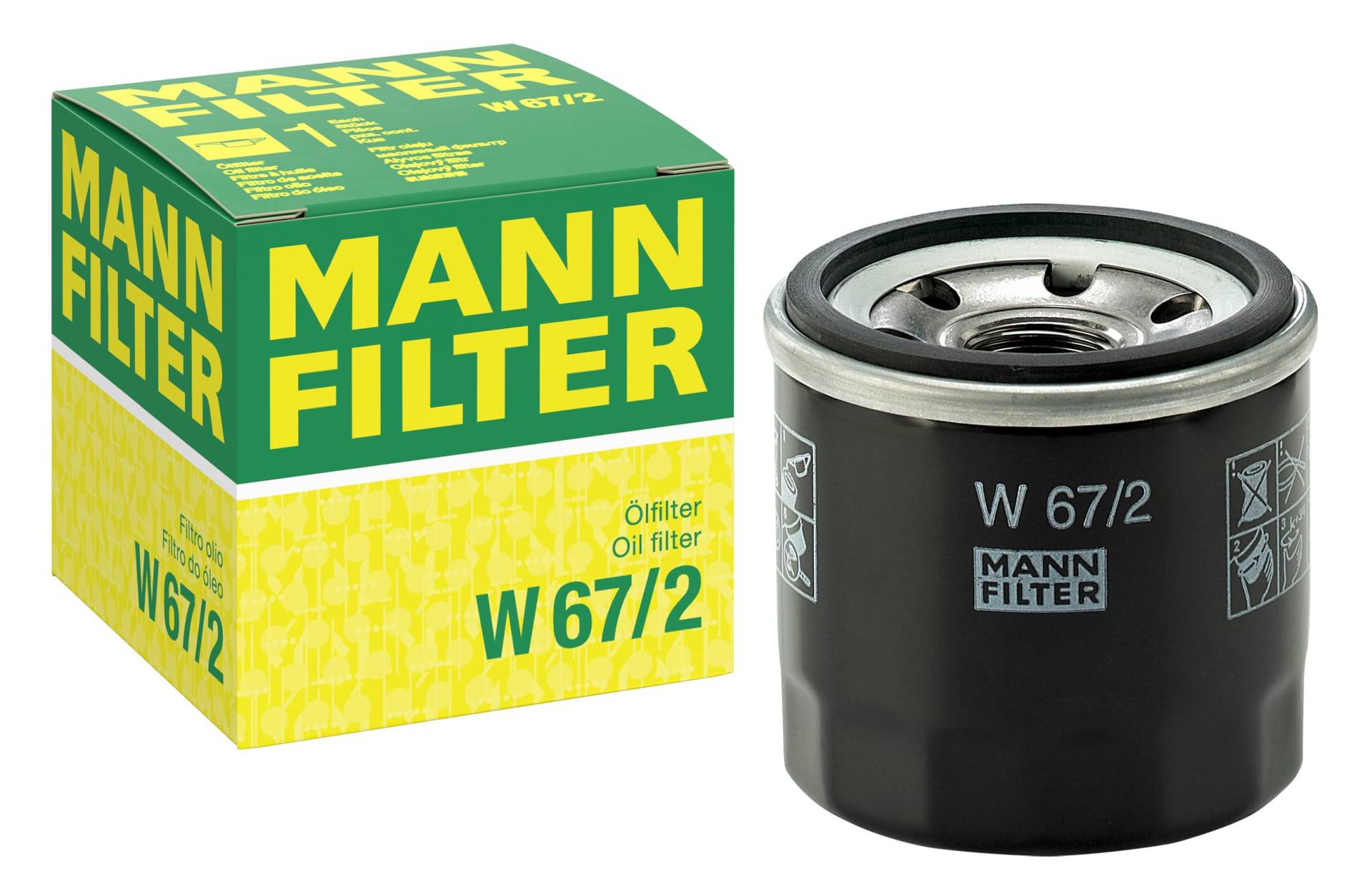 MANN-FILTER W 67/2 Ölfilter – Für PKW und Nutzfahrzeuge von MANN-FILTER