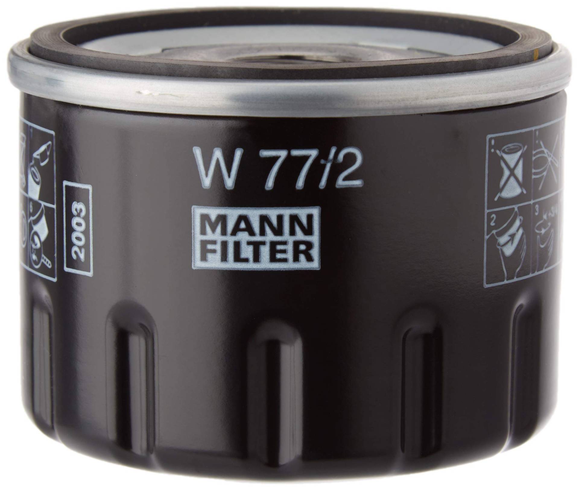 MANN-FILTER W 77/2 Ölfilter – Für PKW und Nutzfahrzeuge von MANN-FILTER