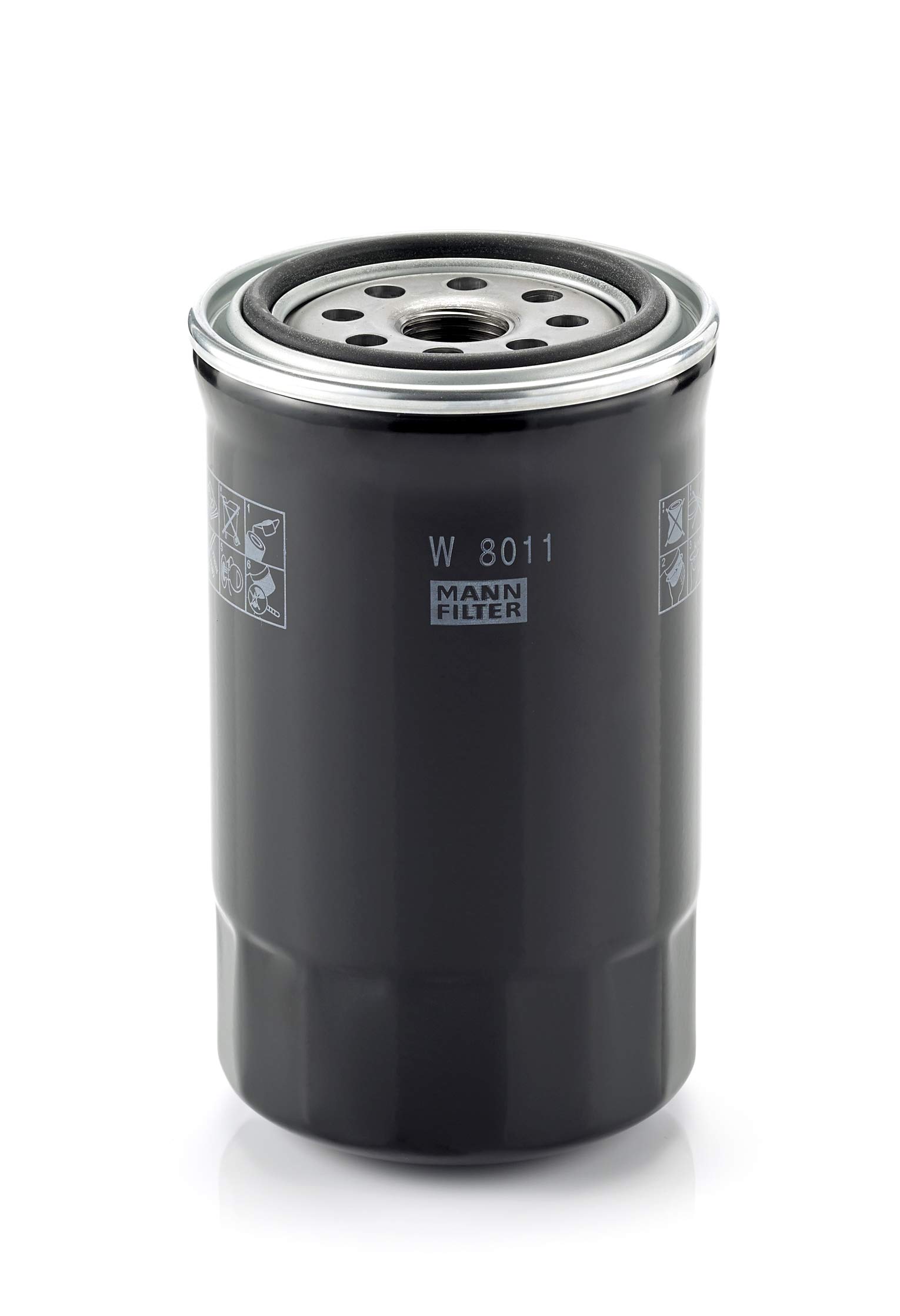 MANN-FILTER W 8011 Filtro de aceite – Oil Filter Right-hand drive Para automóviles von MANN-FILTER