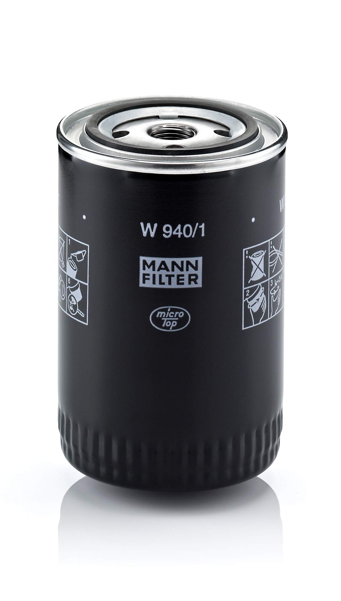 MANN-FILTER W 940/1 Ölfilter – Hydraulikfilter geeignet für Automatikgetriebe – Für PKW und Nutzfahrzeuge von MANN-FILTER