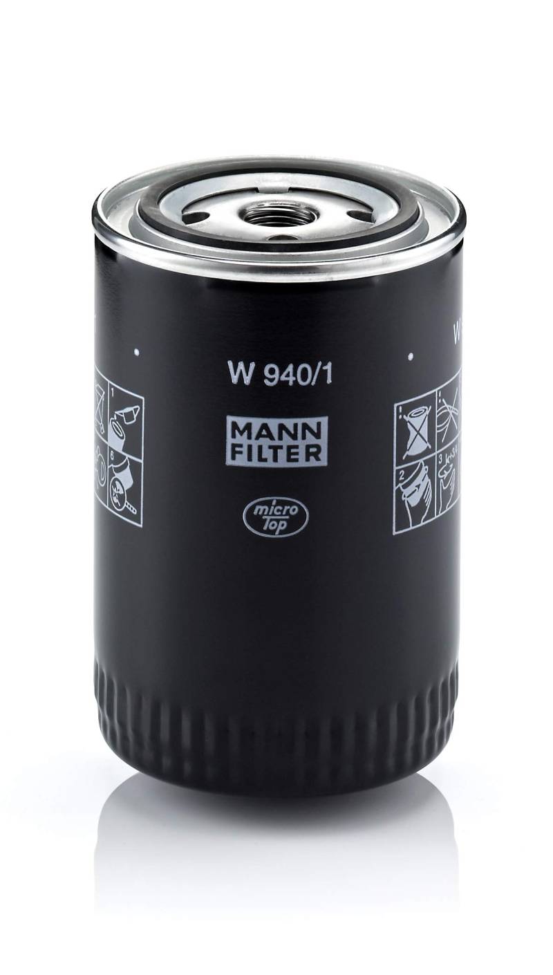 MANN-FILTER W 940/1 Ölfilter – Hydraulikfilter geeignet für Automatikgetriebe – Für PKW und Nutzfahrzeuge von MANN-FILTER