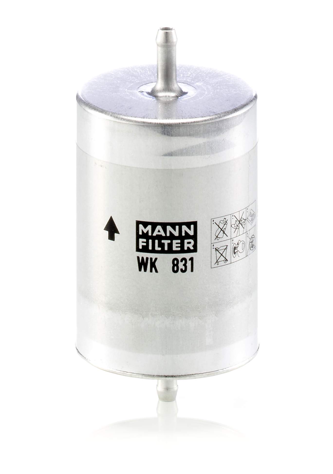 MANN-FILTER WK 831 Kraftstofffilter – Für PKW und Busse von MANN-FILTER