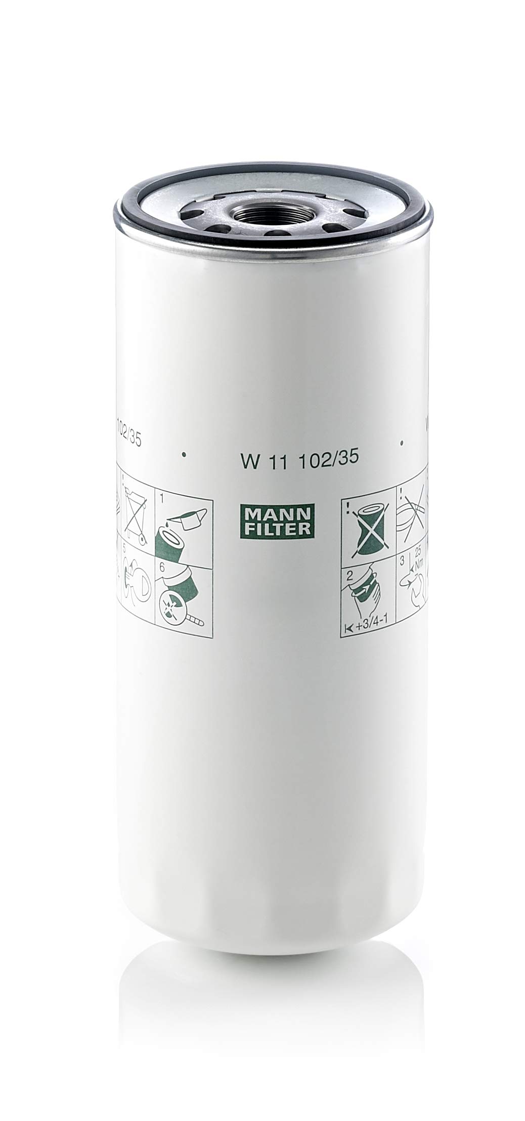 MANN-FILTER W 11 102/35 Filtro de aceite – Para automóviles y vehículos de utilidad von MANN-FILTER