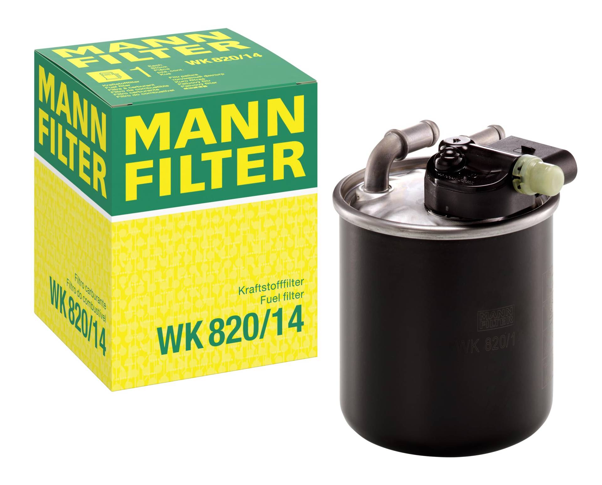 MANN-FILTER WK 820/14 Filtro de combustible – Para automóviles von MANN-FILTER