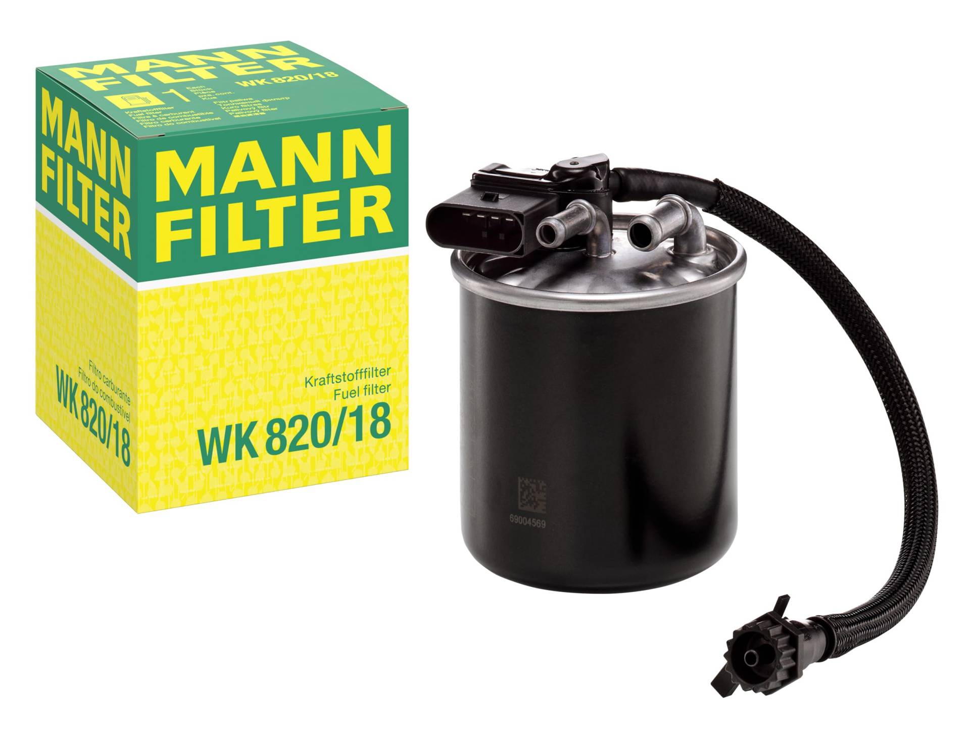 MANN-FILTER WK 820/18 Kraftstofffilter – Für PKW von MANN-FILTER