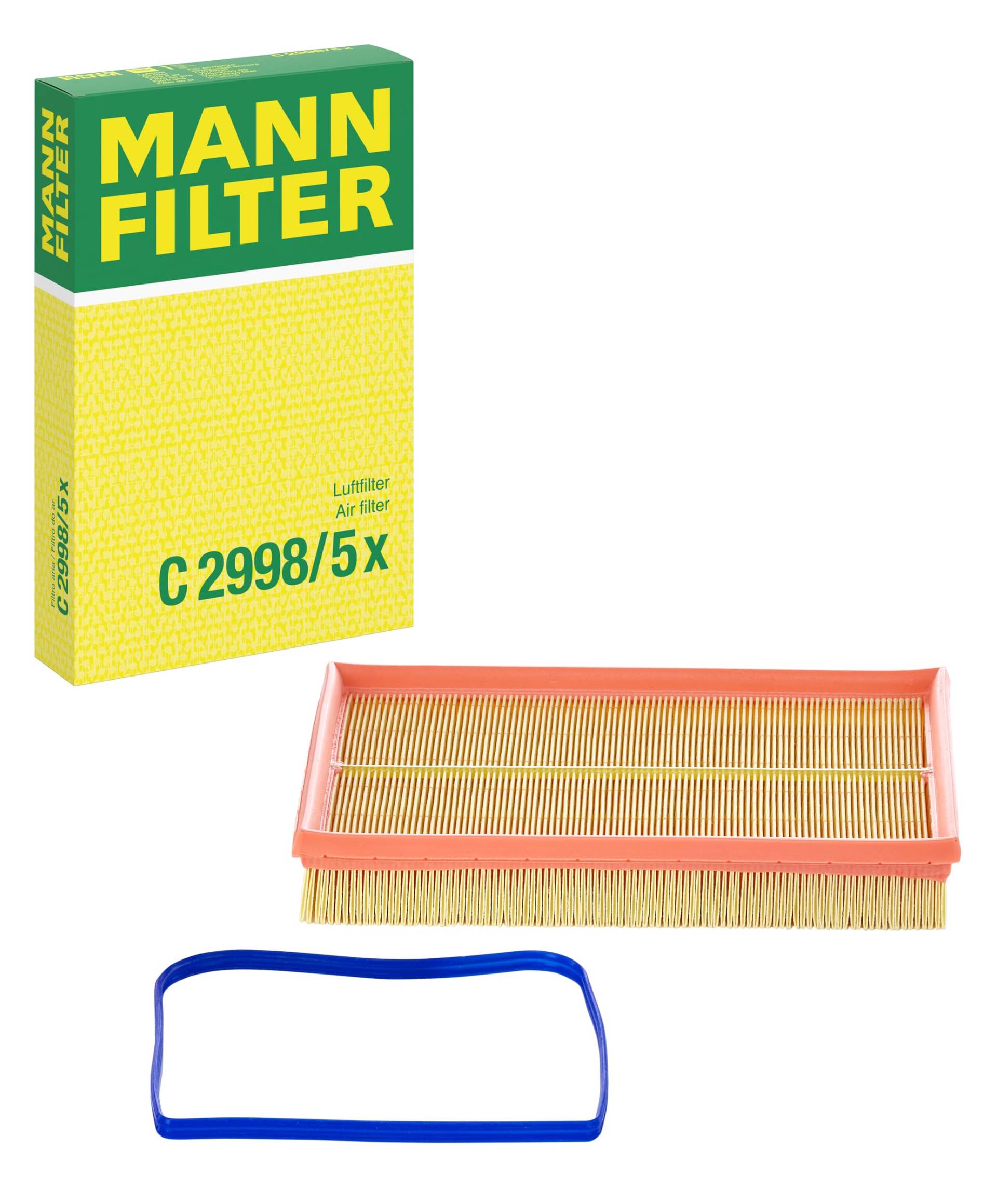MANN-FILTER C 2998/5 X Luftfilter – Für PKW von MANN-FILTER