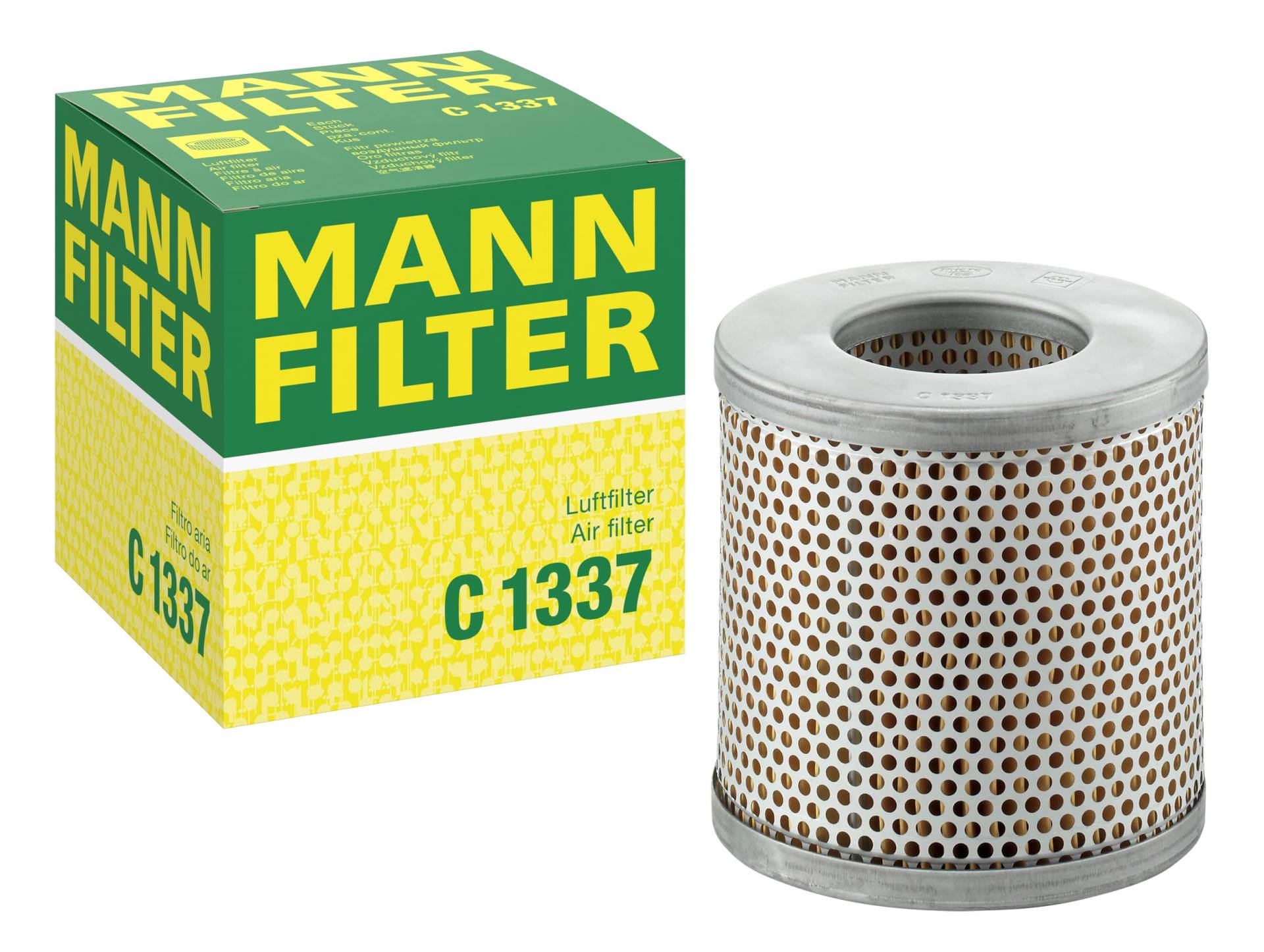 MANN-FILTER C 1337 Luftfilter – Für Industrie, Land- und Baumaschinen von MANN-FILTER