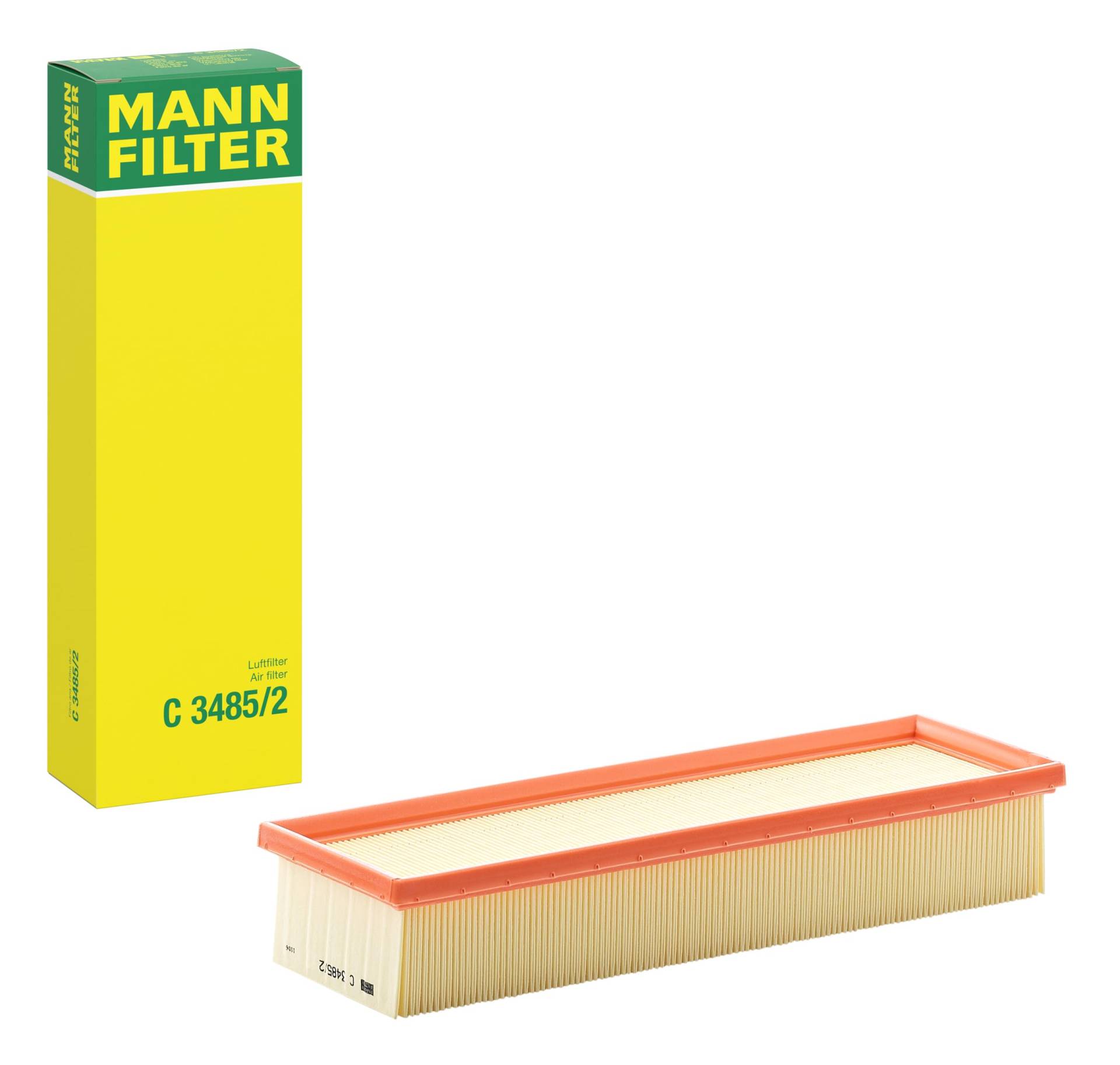 MANN-FILTER C 3485/2 Luftfilter – Für PKW von MANN-FILTER