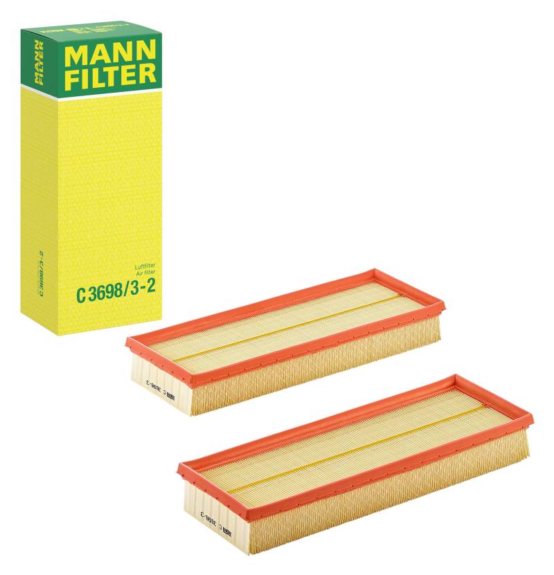 MANN-FILTER C 3698/3-2 Filtro de aire – Para automóviles von MANN-FILTER