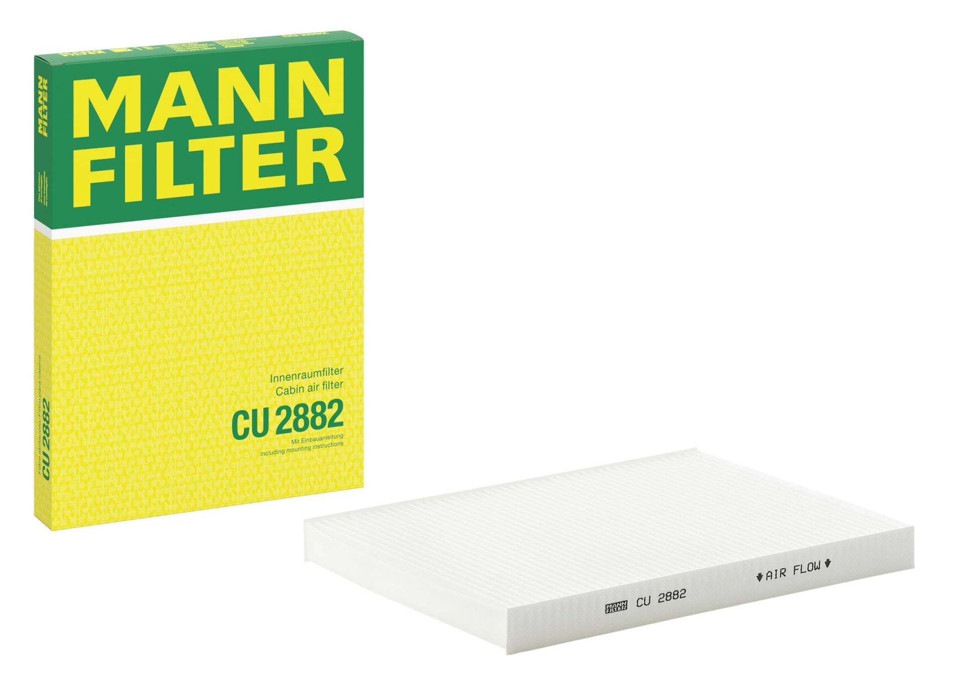 MANN-FILTER CU 2882 Innenraumfilter – Für PKW von MANN-FILTER