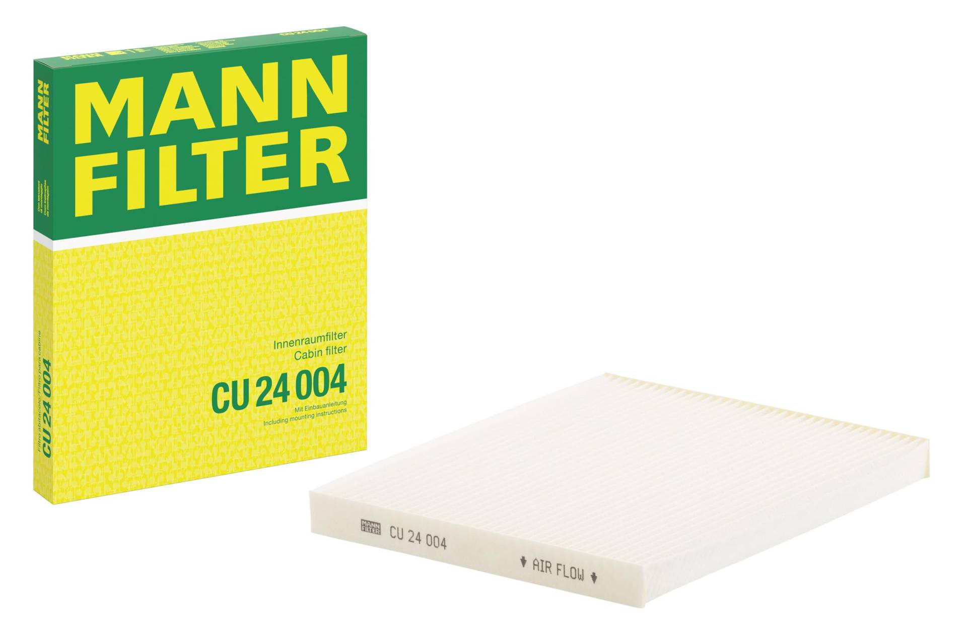 MANN-FILTER CU 24 004 Filtro de habitáculo – para automóviles con volante a la derecha von MANN-FILTER