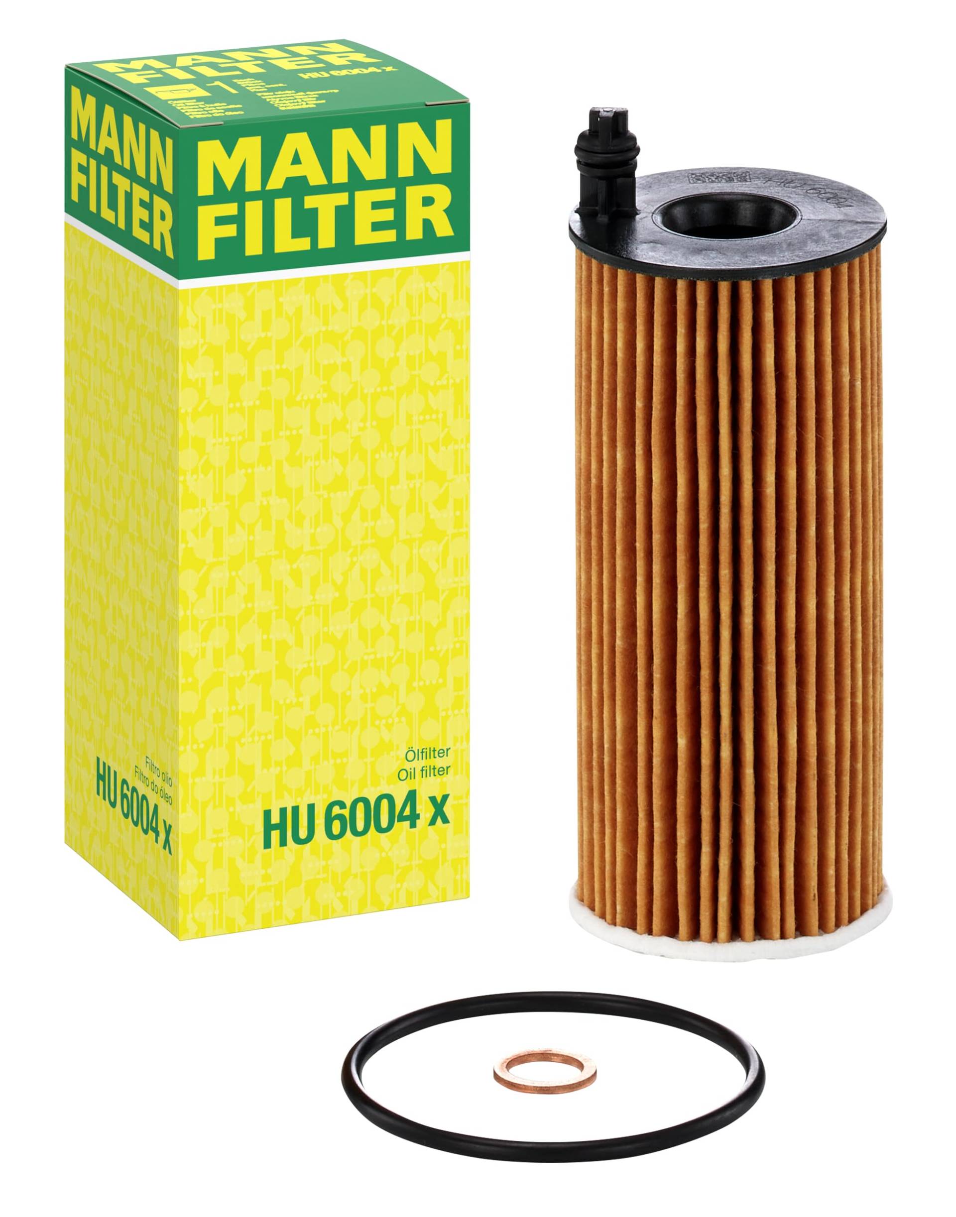 MANN-FILTER HU 6004 X Ölfilter – Ölfilter Satz mit Dichtung / Dichtungssatz – Für PKW von MANN-FILTER