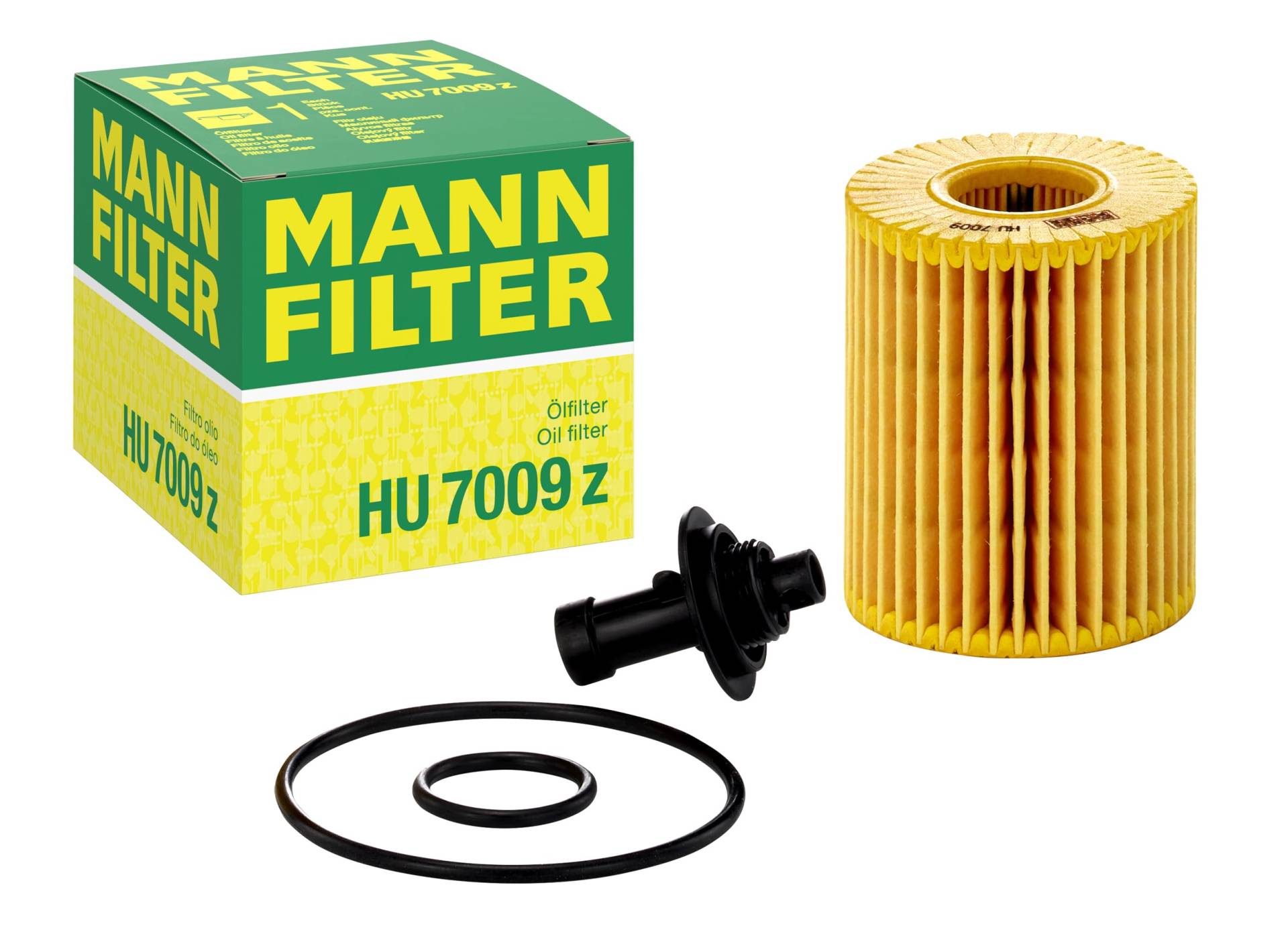 MANN-FILTER HU 7009 z Ölfilter – Ölfilter Satz mit Dichtung / Dichtungssatz – Für PKW von MANN-FILTER