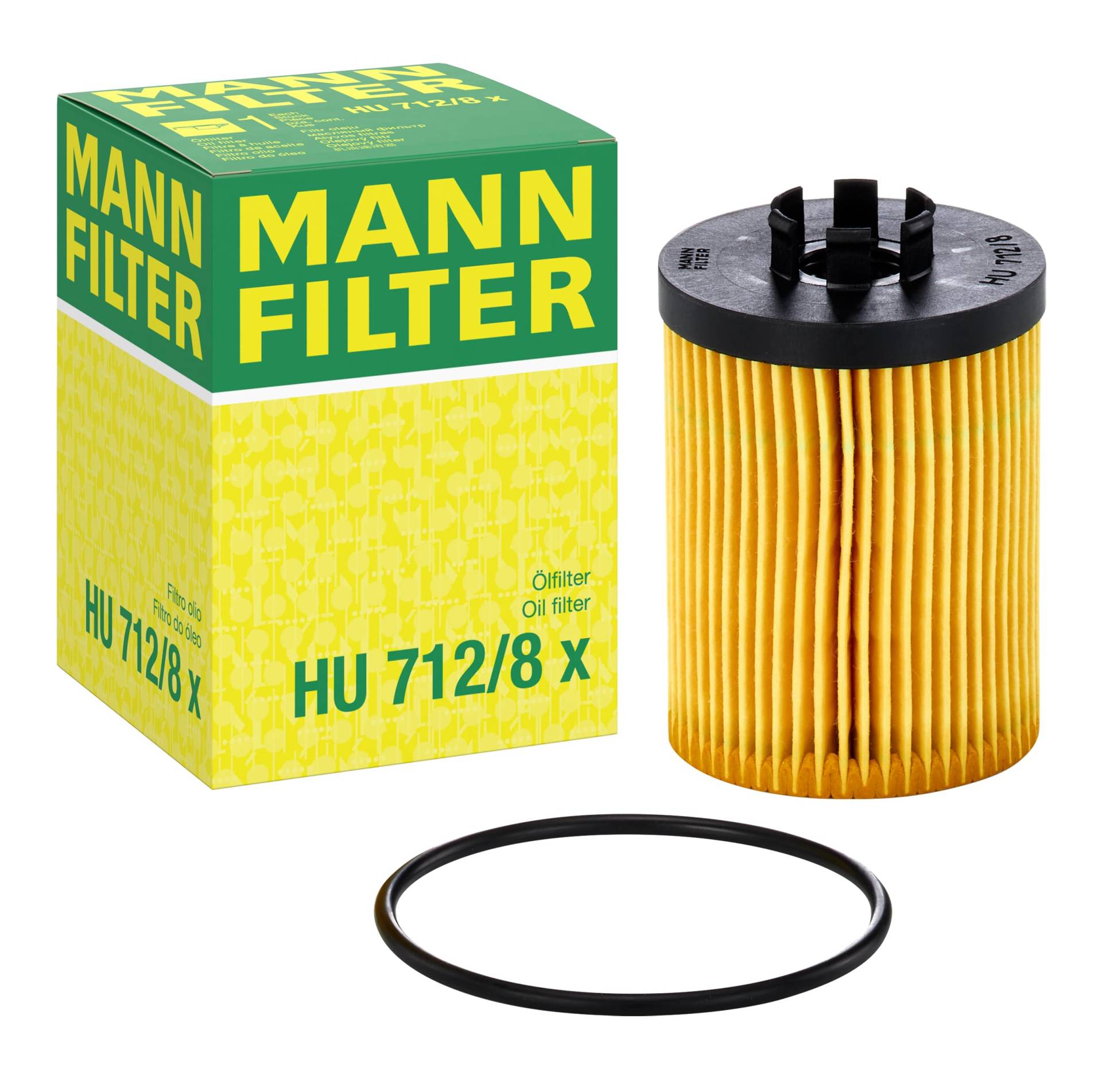 MANN-FILTER HU 712/8 X Ölfilter – Ölfilter Satz mit Dichtung/Dichtungssatz – Für PKW von MANN-FILTER