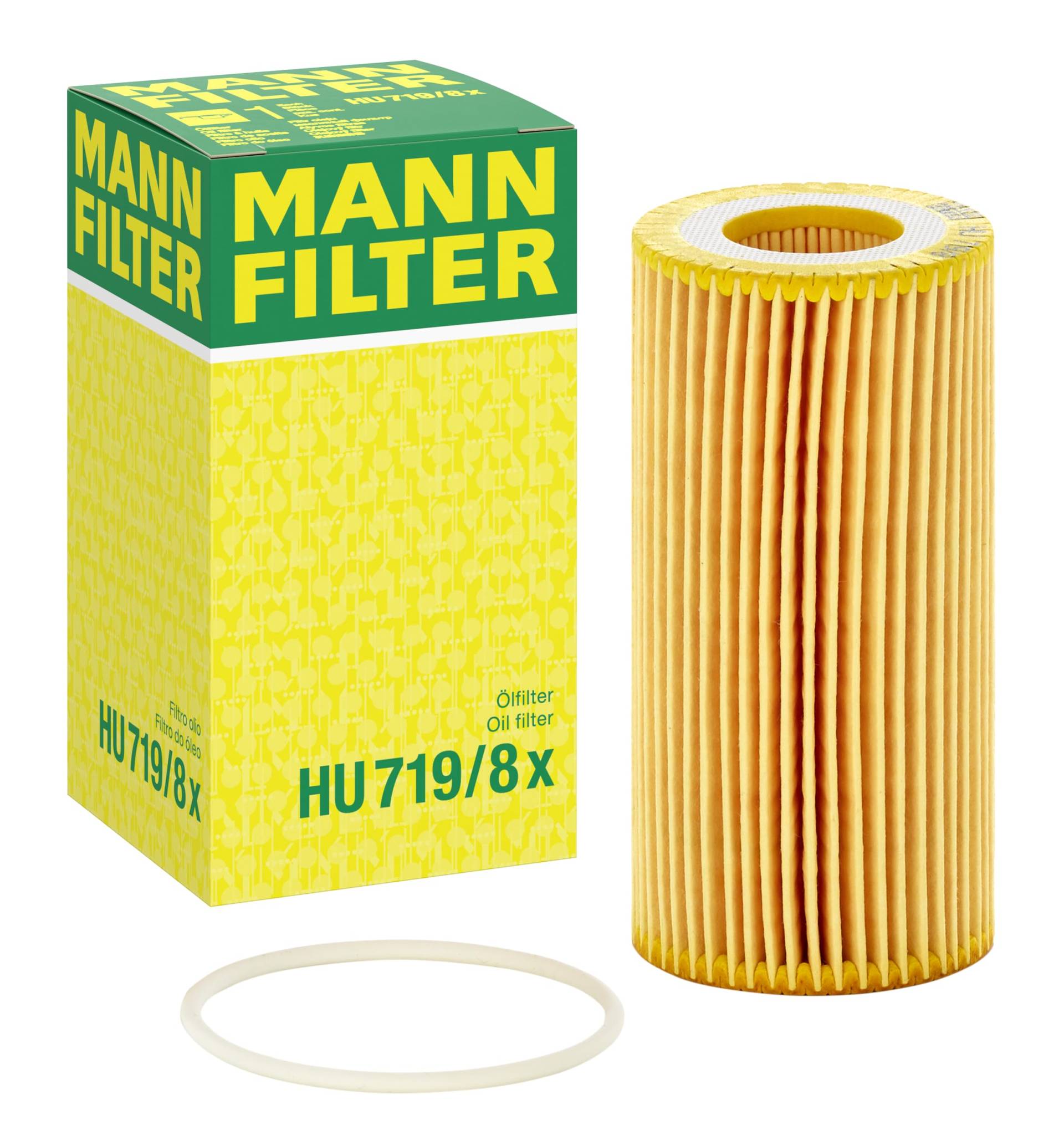 MANN-FILTER HU 719/8 X Ölfilter – Ölfilter Satz mit Dichtung / Dichtungssatz – Für PKW von MANN-FILTER