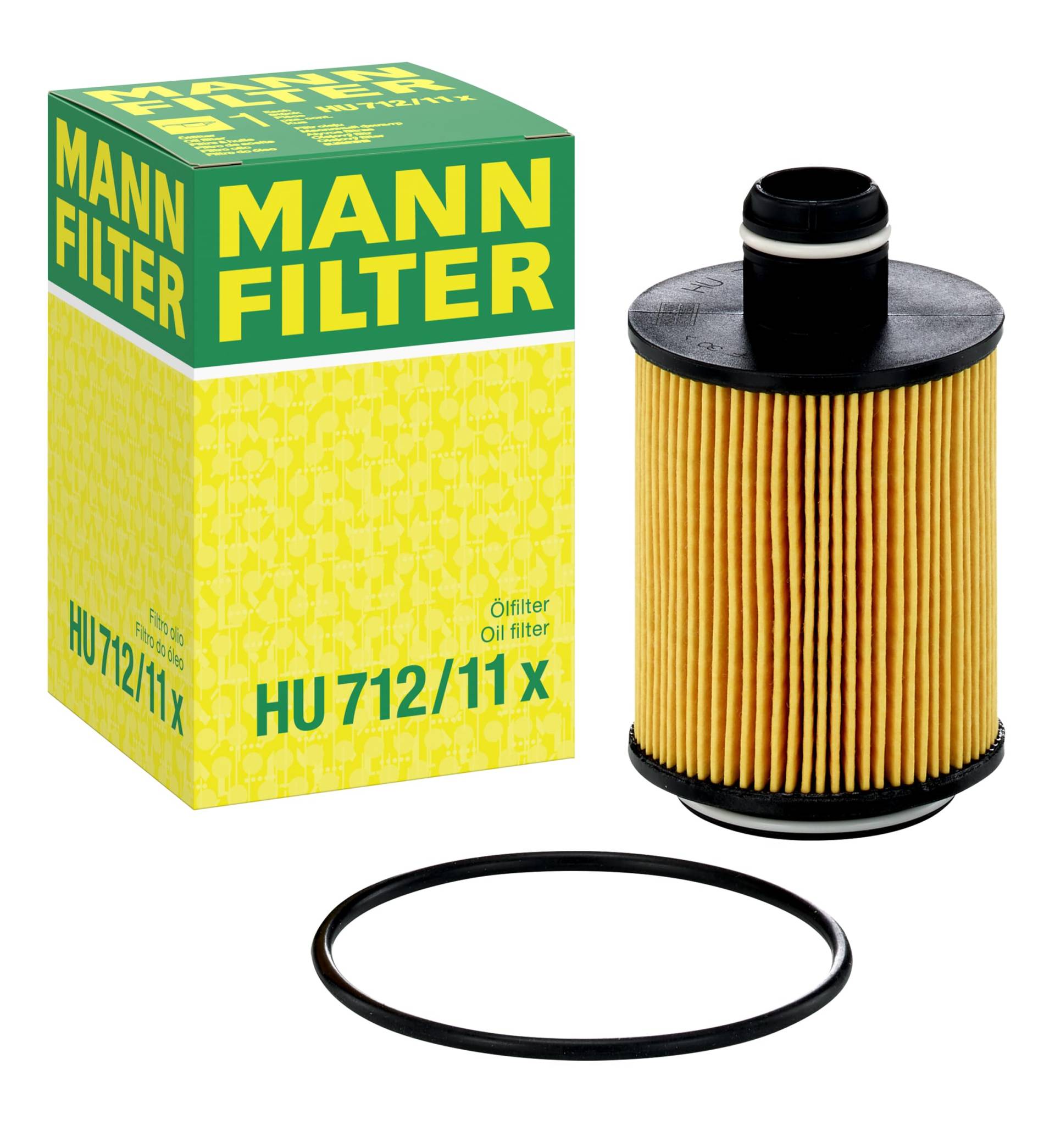 MANN-FILTER HU 712/11 x Ölfilter – Ölfilter Satz mit Dichtung / Dichtungssatz – Für PKW von MANN-FILTER