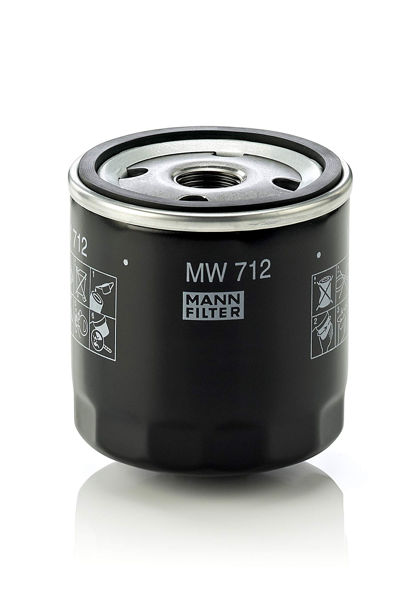 MANN-FILTER MW 712 - Motorrad-Ölwechselfilter Ölfilter – Für Motorräder von MANN-FILTER