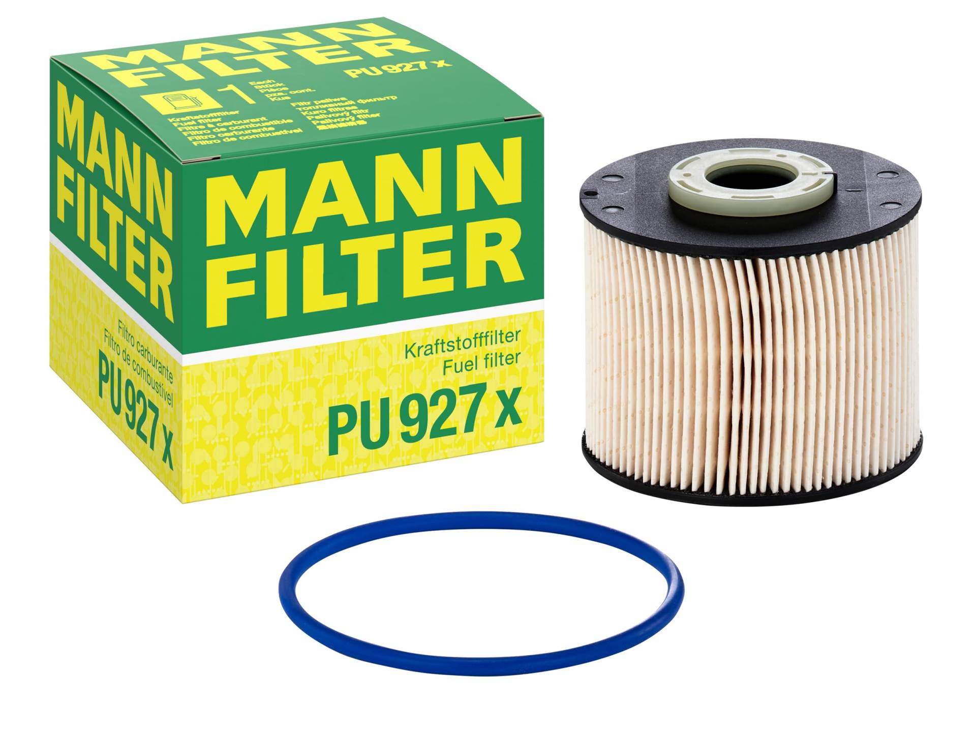 MANN-FILTER PU 927 x - Kraftstofffilter mit Dichtung/ Dichtungssatz Kraftstofffilter – Für PKW von MANN-FILTER