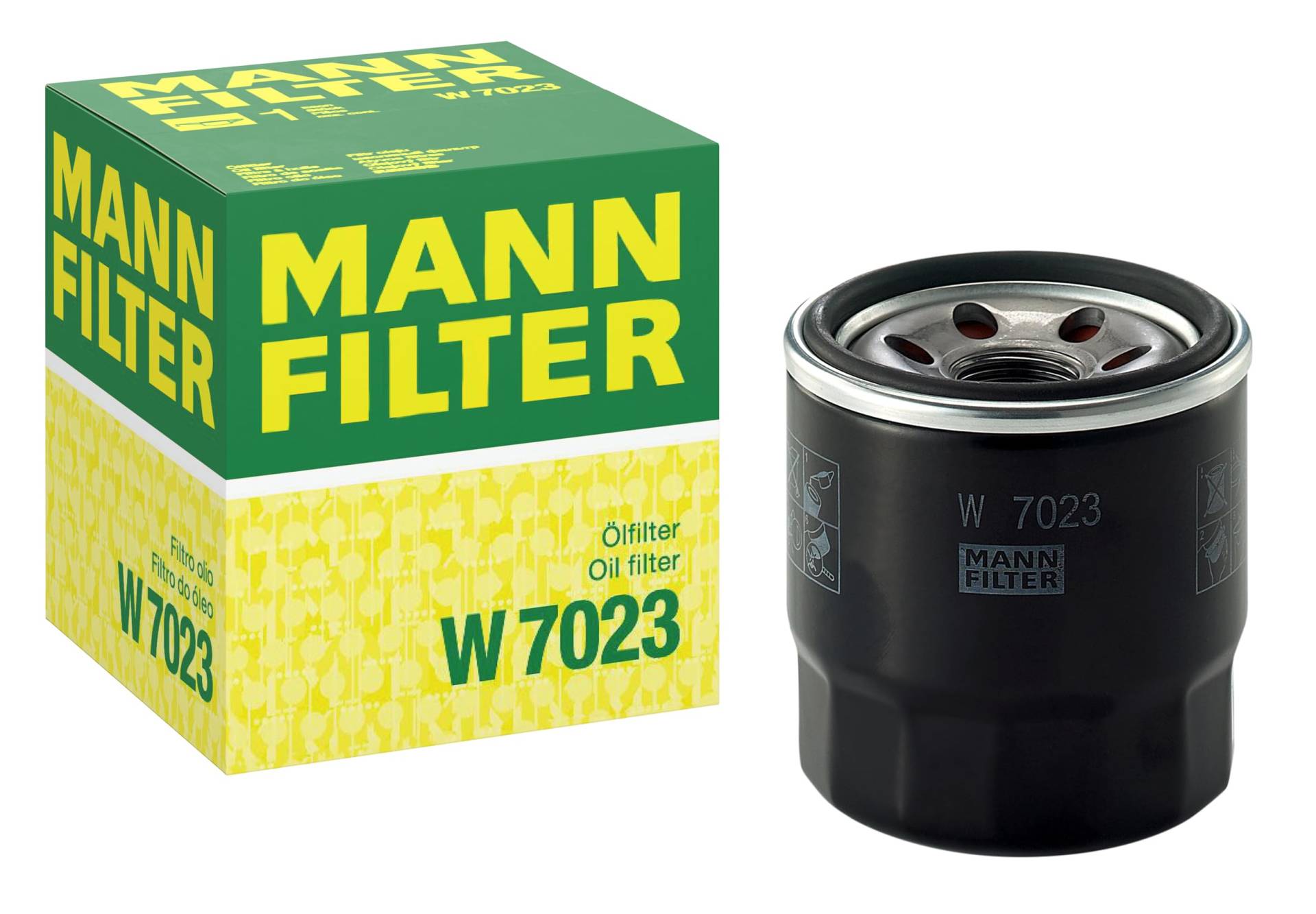 MANN-FILTER W 7023 - Schmierölwechselfilter – Für PKW von MANN-FILTER