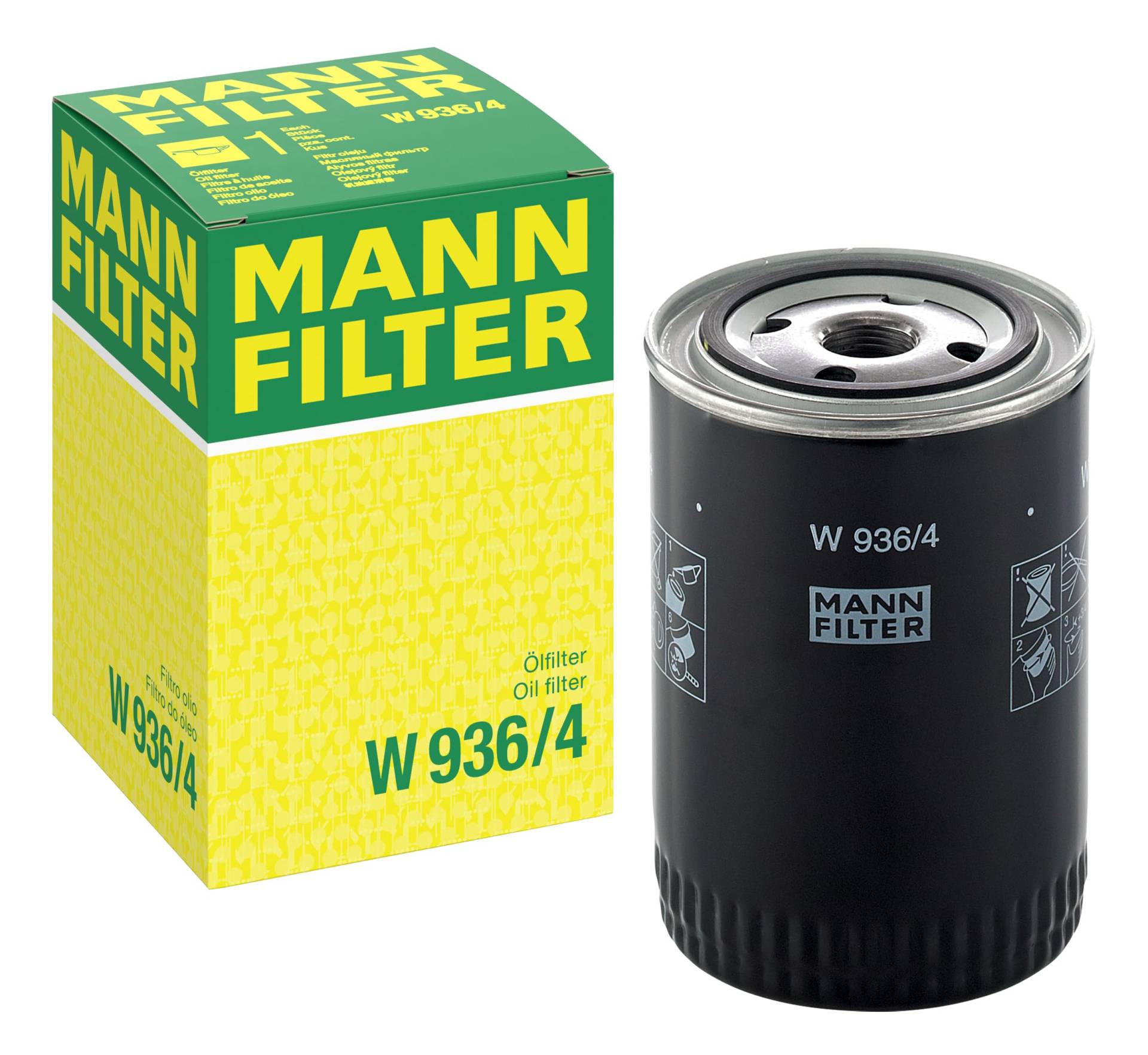 MANN-FILTER W 936/4 Ölfilter – Für Nutzfahrzeuge von MANN-FILTER