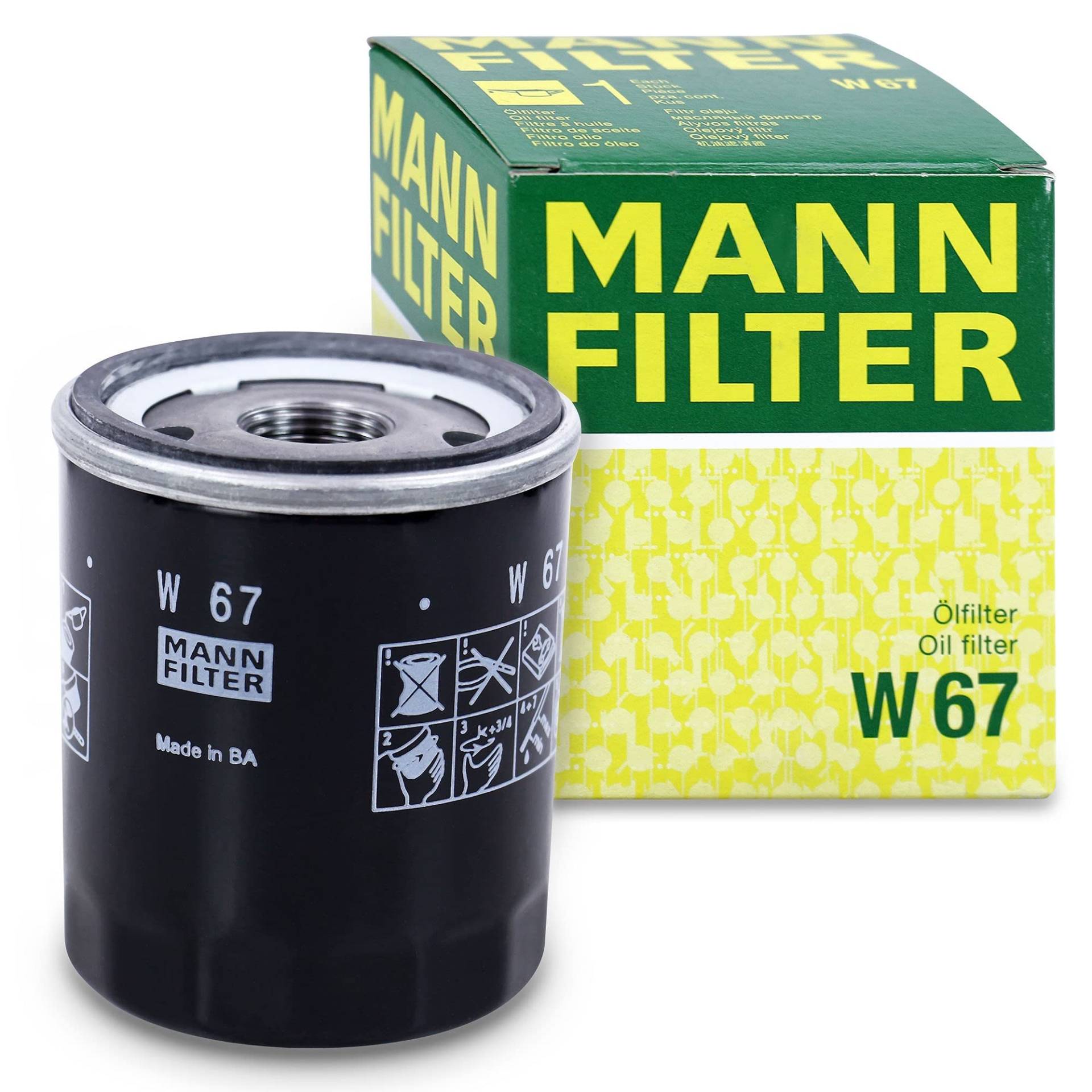 MANN-FILTER W 67 Ölfilter – Für PKW von MANN-FILTER