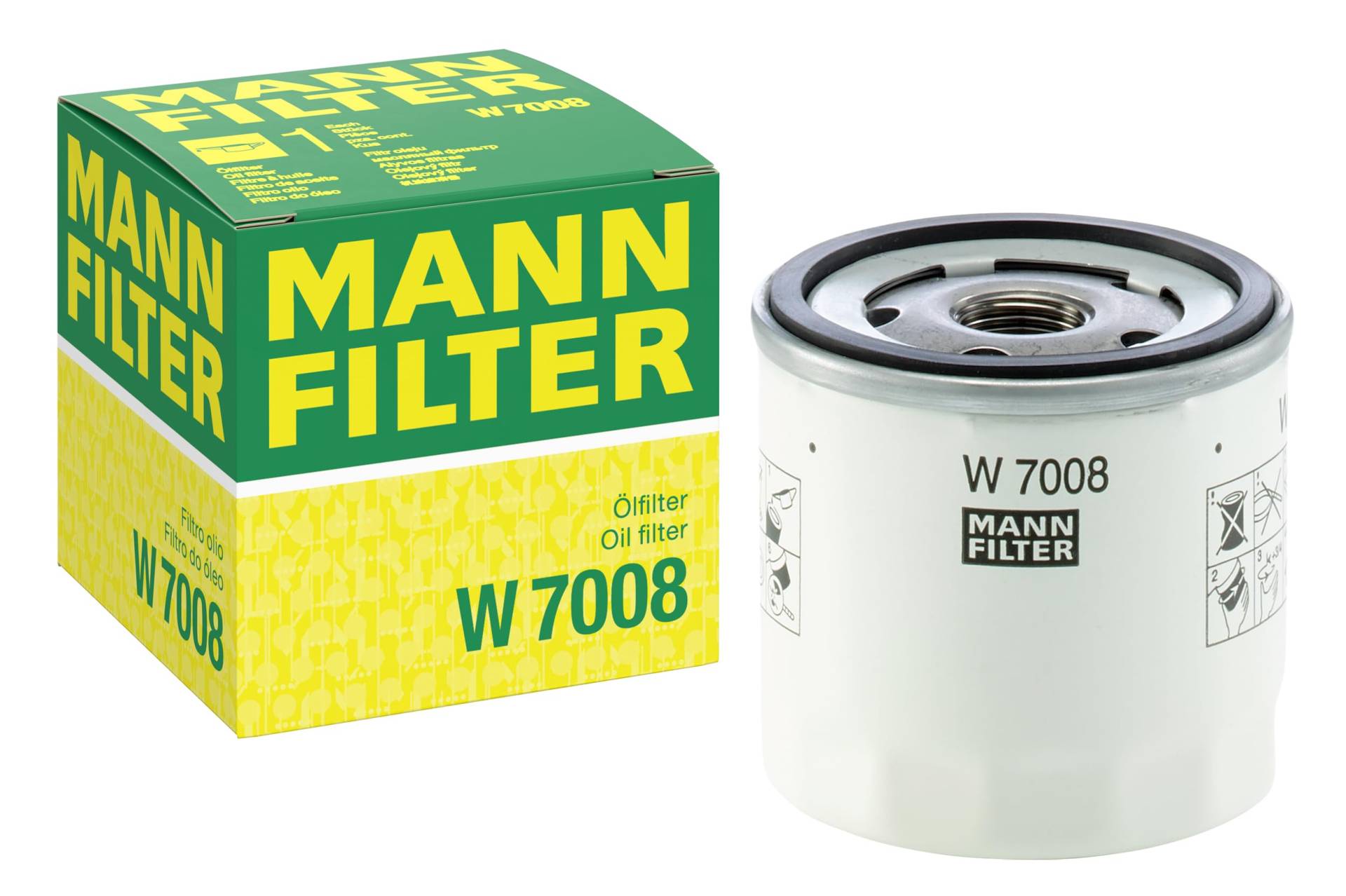 MANN-FILTER W 7008 Ölfilter – Für PKW und Nutzfahrzeuge von MANN-FILTER