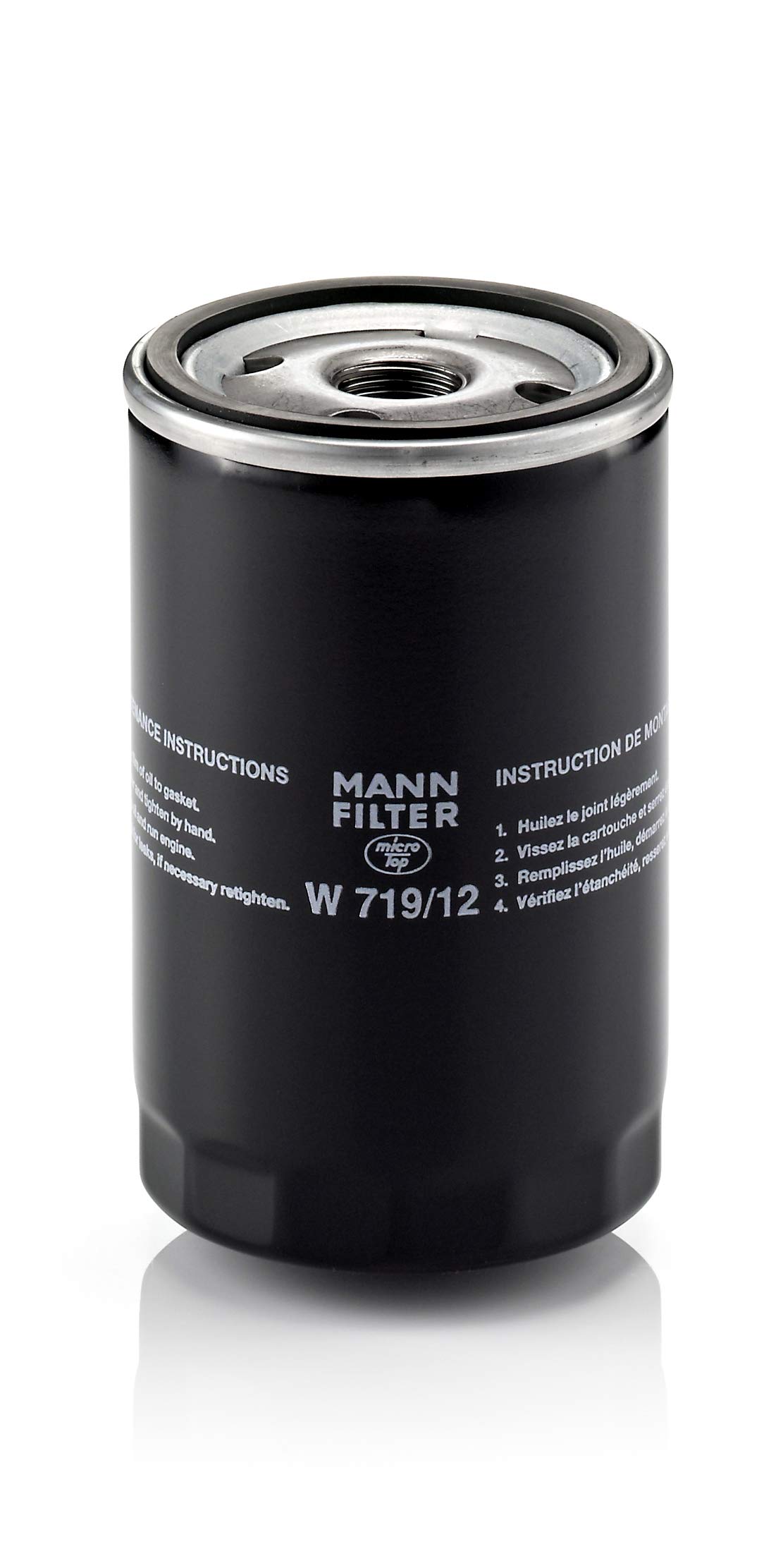 MANN-FILTER W 719/12 - Schmierölwechselfilter – Für PKW von MANN-FILTER