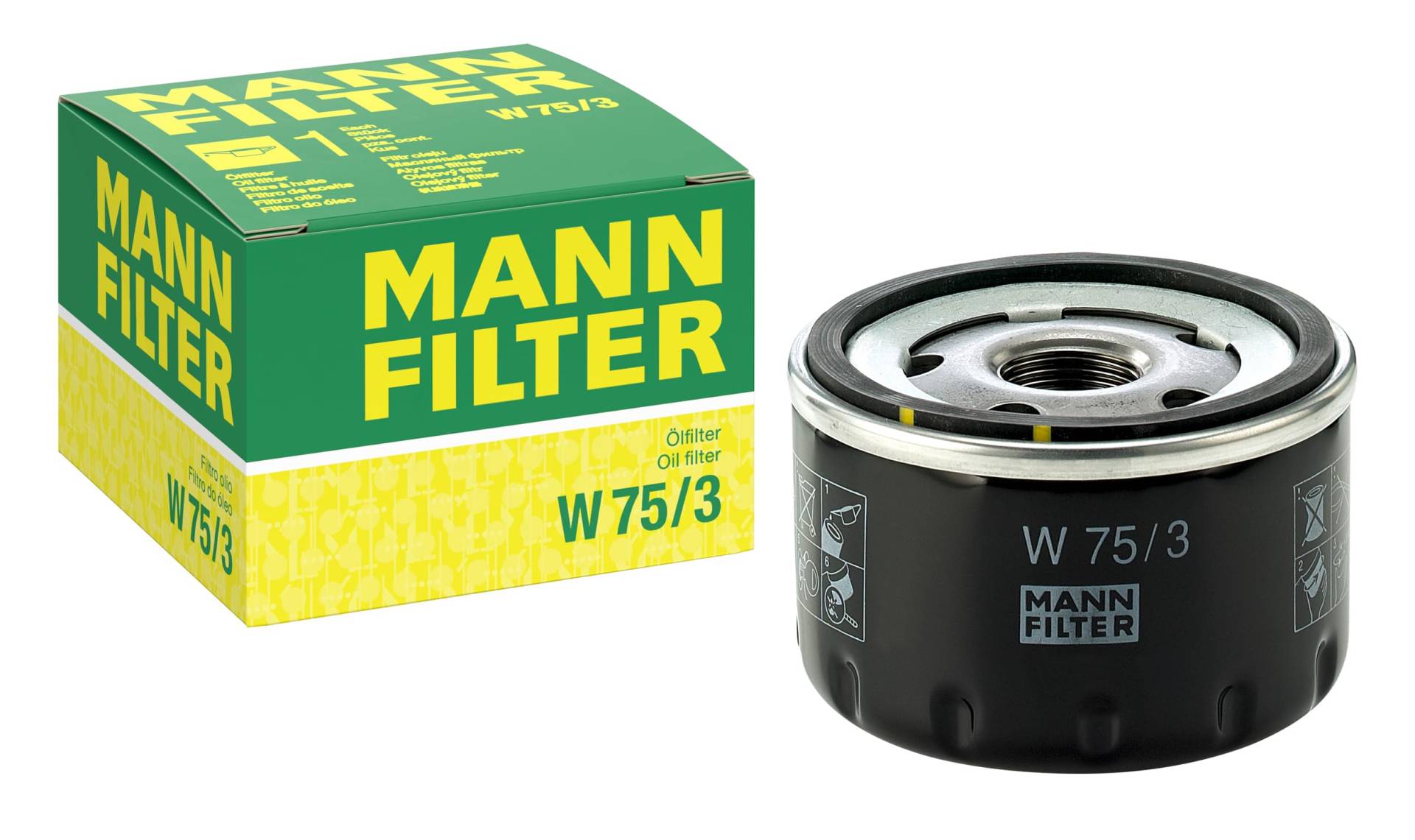 MANN-FILTER W 75/3 Ölfilter – Für PKW und Nutzfahrzeuge von MANN-FILTER