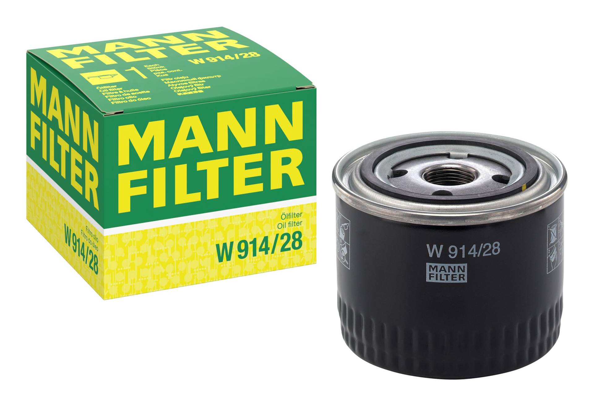 MANN-FILTER W 914/28 Ölfilter – Für PKW von MANN-FILTER