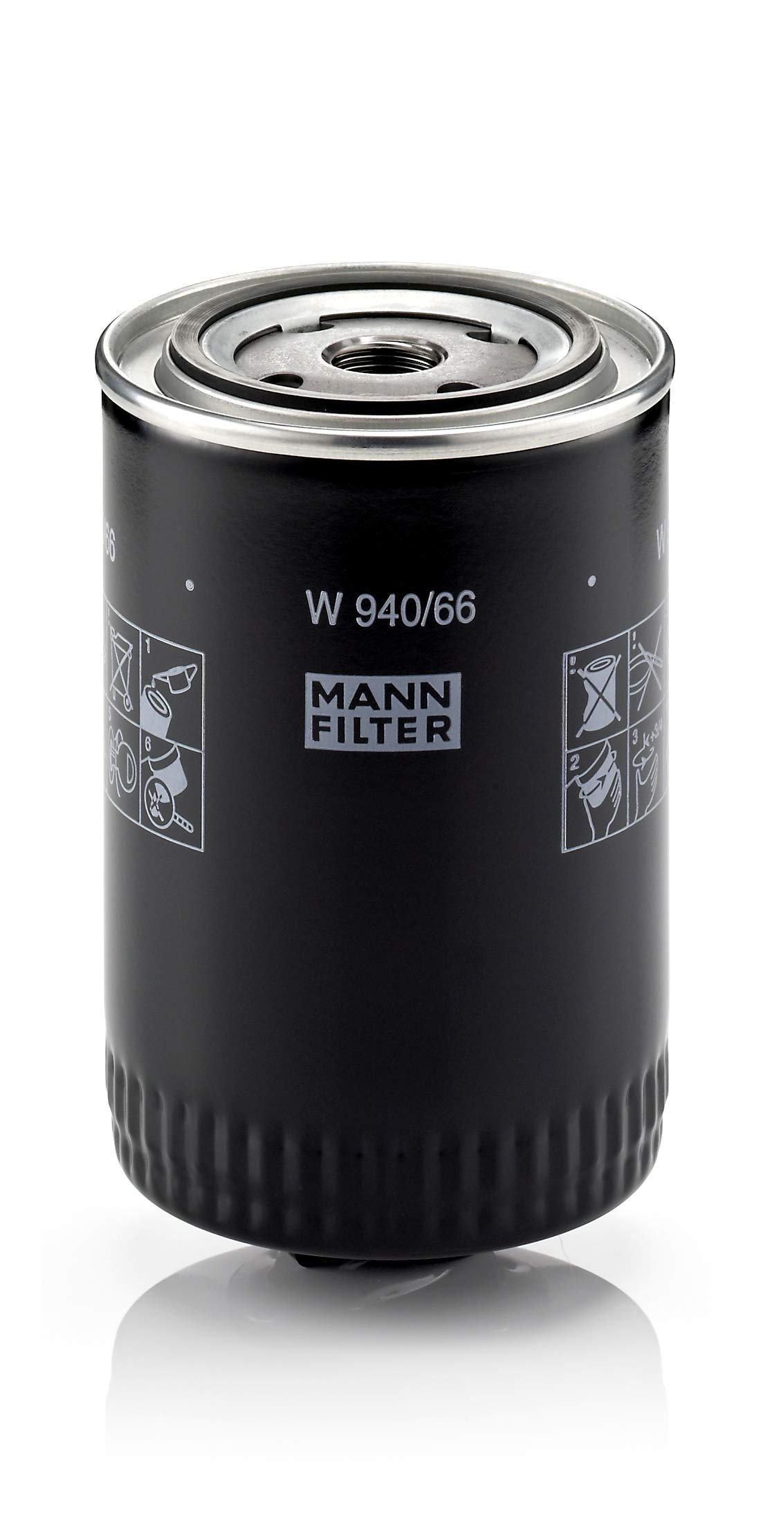 MANN-FILTER W 940/66 Ölfilter – Für PKW von MANN-FILTER