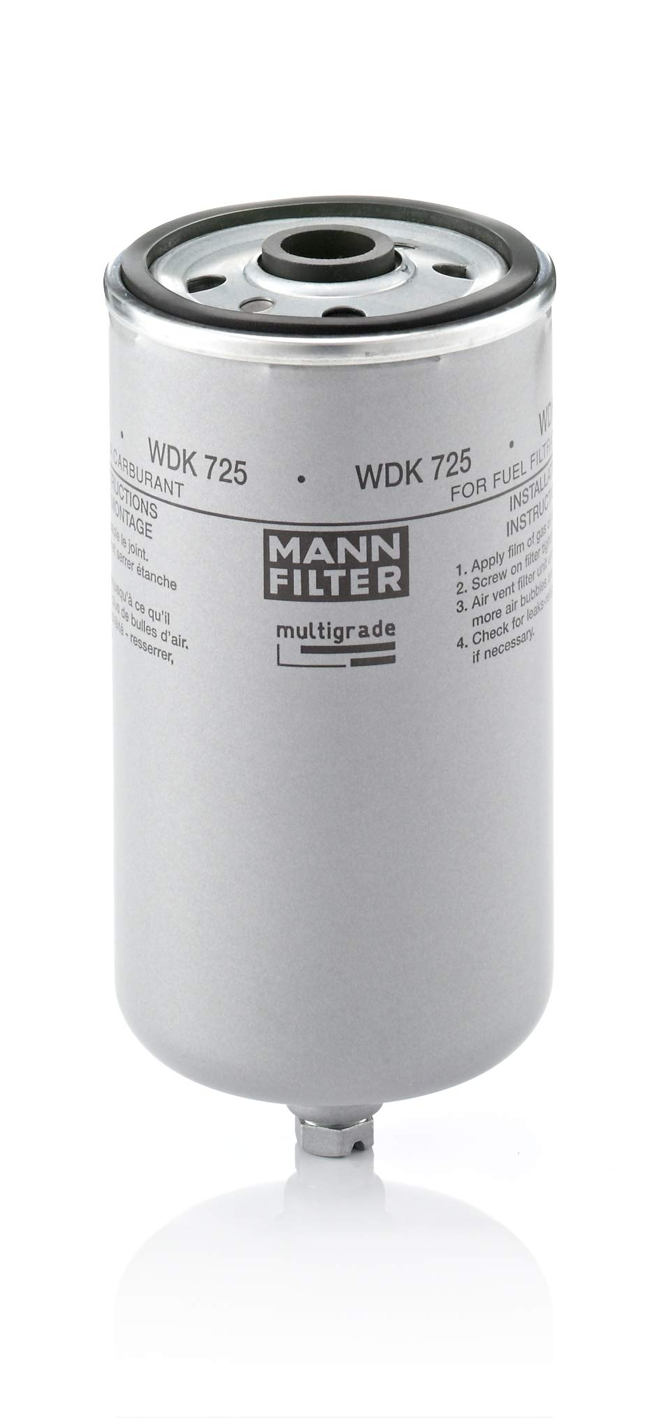 MANN-FILTER WDK 725 Kraftstofffilter – Für LKW, Busse und Nutzfahrzeuge von MANN-FILTER