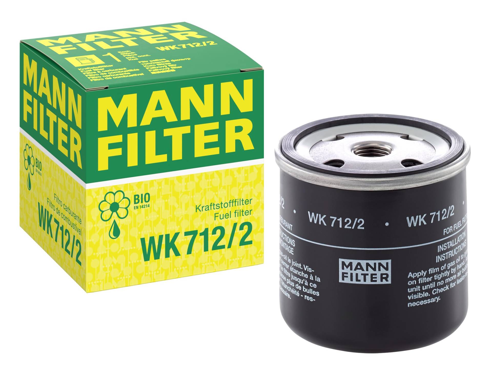 MANN-FILTER WK 712/2 Kraftstofffilter – Für Nutzfahrzeuge von MANN-FILTER