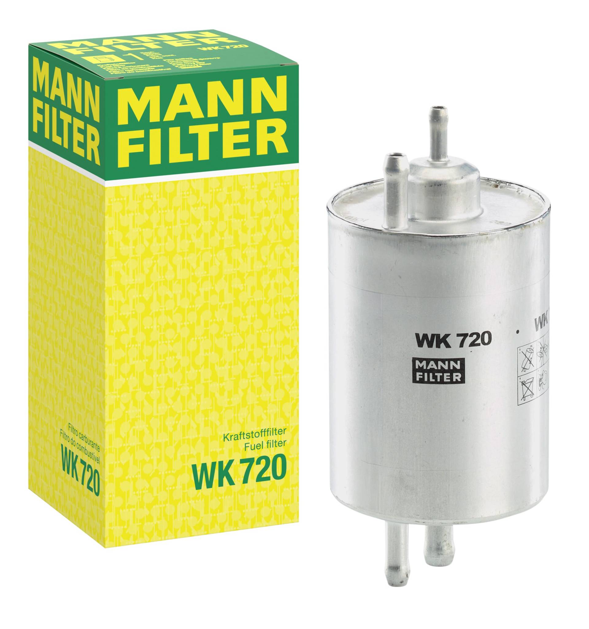 MANN-FILTER WK 720 Kraftstofffilter - PKW + TRANSPORTER von MANN-FILTER