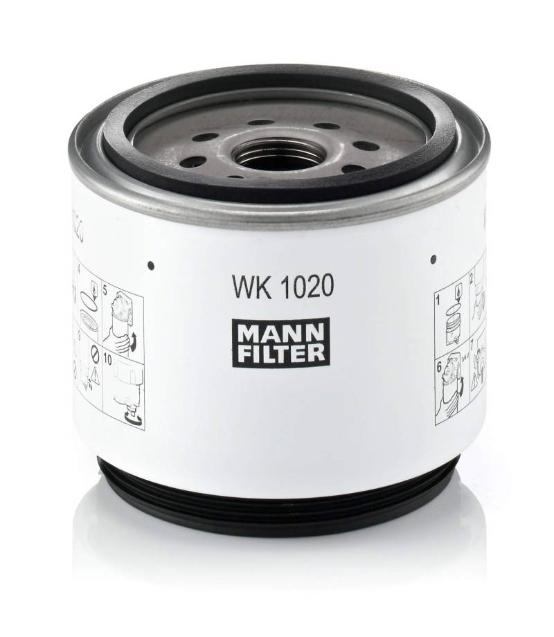 MANN-FILTER WK 1020 x Kraftstofffilter Satz mit Dichtung/Dichtungssatz Kraftstofffilter – Für Nutzfahrzeug von MANN-FILTER