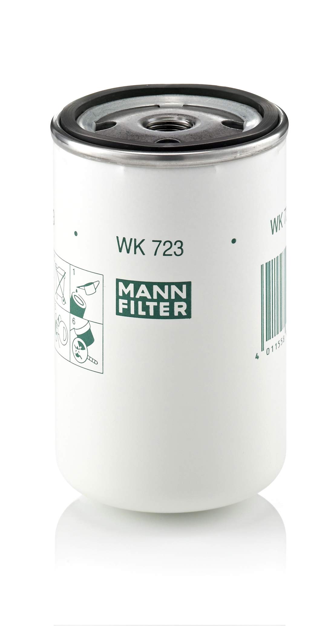 MANN-FILTER WK 723 Kraftstofffilter – Für LKW und Nutzfahrzeurge von MANN-FILTER