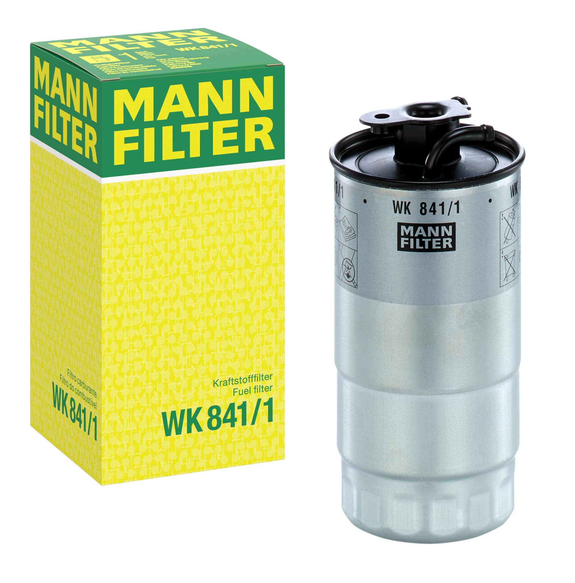 MANN-FILTER WK 841/1 Kraftstofffilter – Für PKW von MANN-FILTER