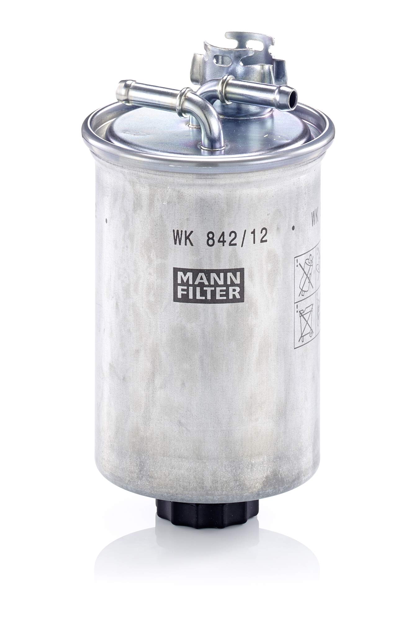MANN-FILTER WK 842/12 x Kraftstofffilter - PKW + TRANSPORTER von MANN-FILTER