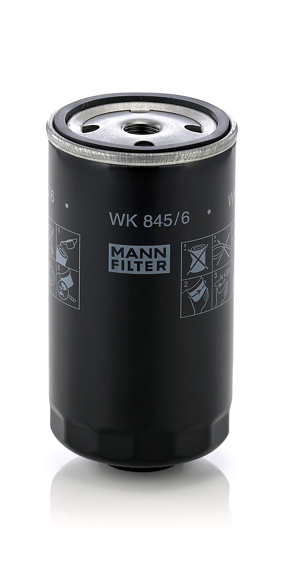 MANN-FILTER WK 845/6 Kraftstofffilter – Für PKW von MANN-FILTER