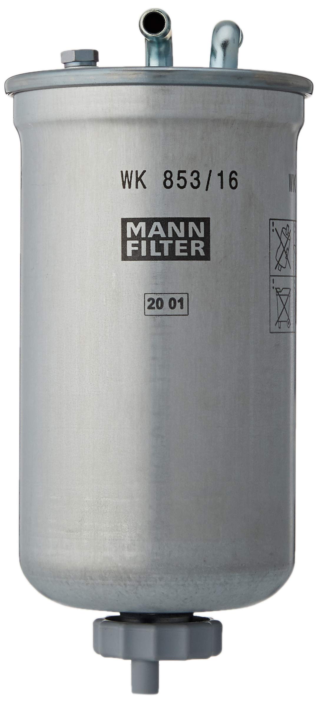 MANN-FILTER WK 853/16 Kraftstofffilter – Für PKW von MANN-FILTER