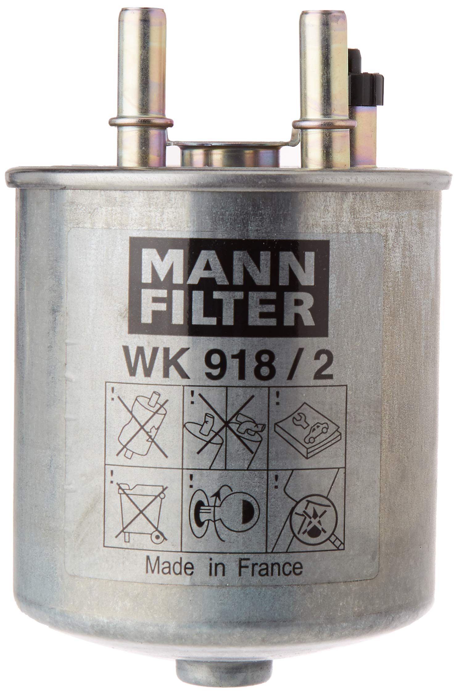 MANN-FILTER WK 918/2 x Kraftstofffilter Satz mit Dichtung / Dichtungssatz Kraftstofffilter – Für PKW von MANN-FILTER