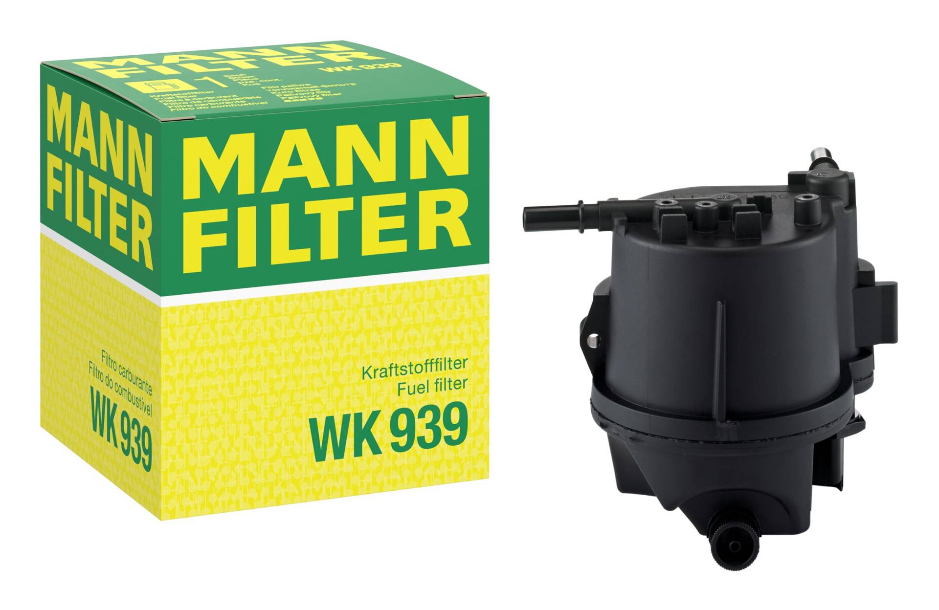 MANN-FILTER WK 939 Kraftstofffilter – Für PKW von MANN-FILTER