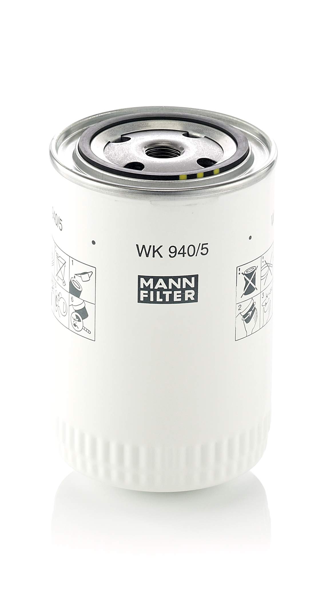 MANN-FILTER WK 940/5 Kraftstofffilter – Für Nutzfahrzeug von MANN-FILTER