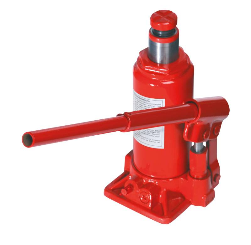 Brüder Mannesmann Hydraulischer Wagenheber, 2 Tonnen, TÜV/GS | M 007-T-GS2, Rot von Brüder Mannesmann