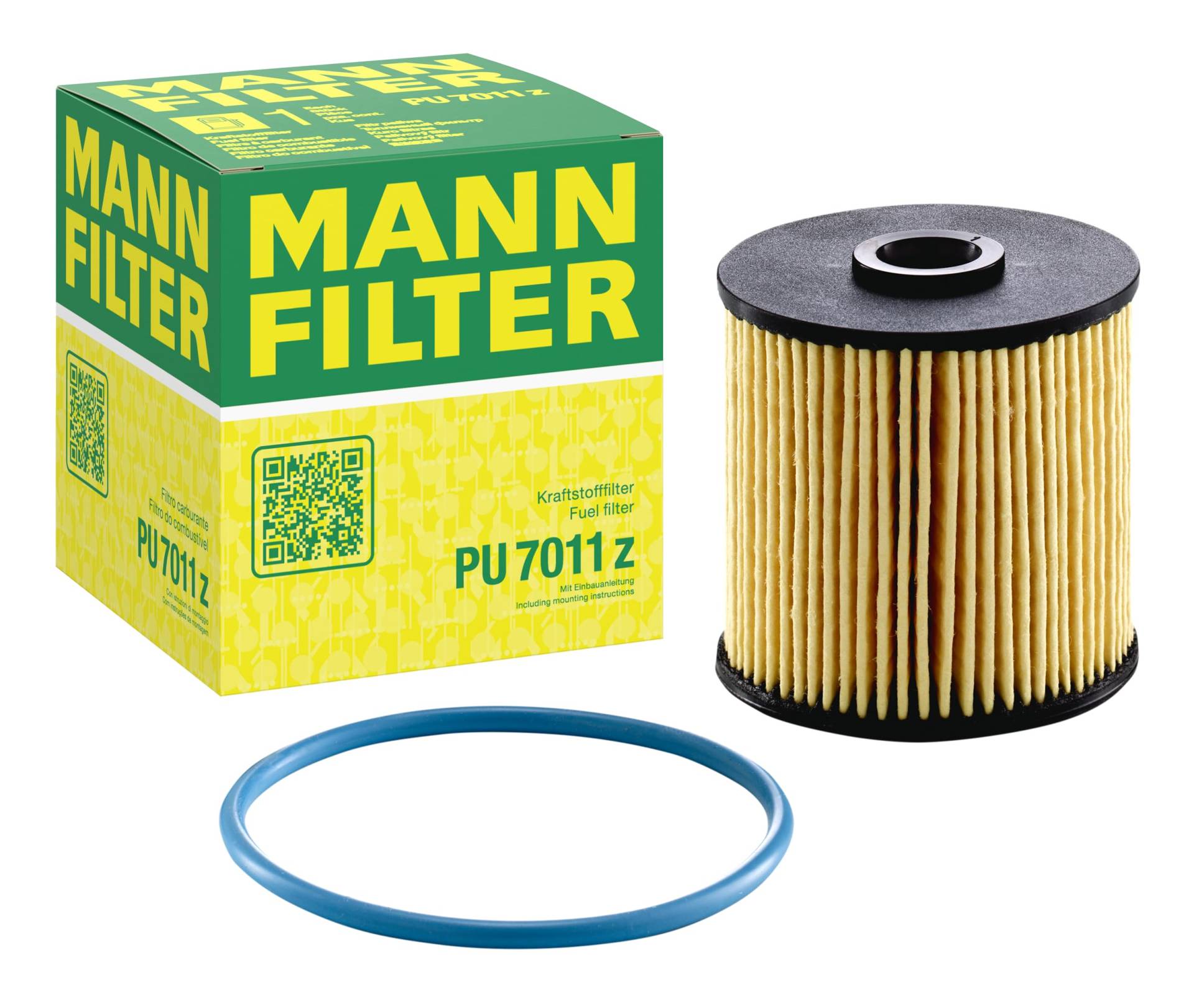 MANN-FILTER PU 7011 z Kraftstofffilter – Kraftstofffilter Satz mit Dichtung / Dichtungssatz – Für PKW von MANN-FILTER