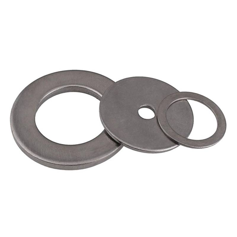 1/10 STÜCKE M3 M4 M5 M6 M8 M10 M12 M14 M16 M20 A2 Edelstahl Flache Maschinenwaschmaschine Unterlegscheibe Flachdichtungsringe(10pcs,M12x50x3) von Manoud