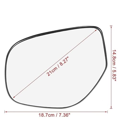 1 Paar Auto Beheizte Glas Rückspiegel Seite Außenspiegel For Outlander ASX 2013 2014 2015 2016 2017 2018 2019 2020 von Manoud