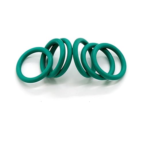 10/20/50 Stück 1 mm O-Ring Gummidichtscheibe Grüner O-Ring AD 4 mm - 30 mm(10pcs,OD 10mm CS 1mm) von Manoud