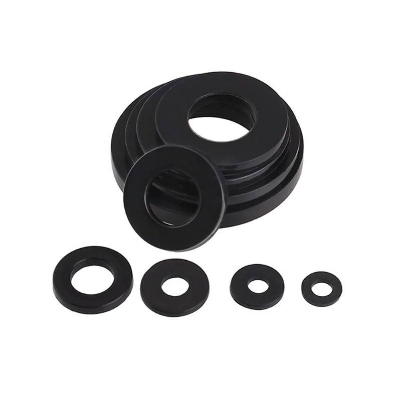 10/20/50PCS M2 M2,5 M3 M4 M5 M6 M8 M10 M12 M14 M16 M18 M20 Schwarz penny Kotflügel Reparatur Unterlegscheiben Flach Dick(M10x20x2,10Pcs) von Manoud